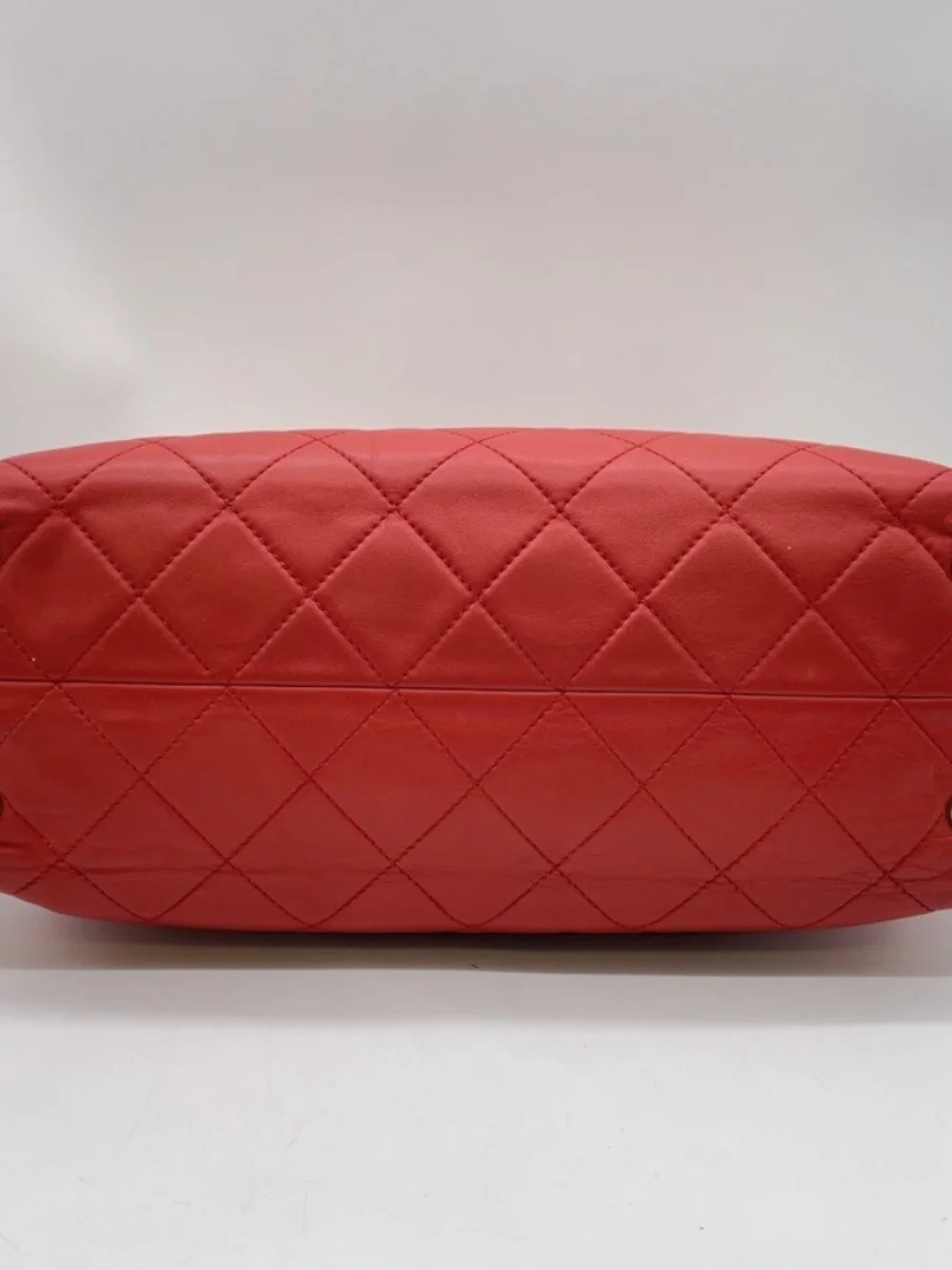 Chanel Coco Red Leather Tote